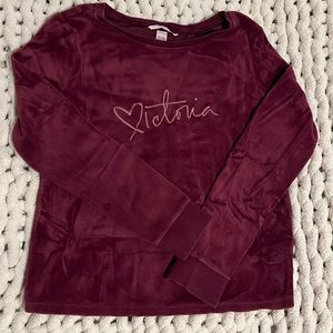Victoria Secret Crushed Velvet Sweater